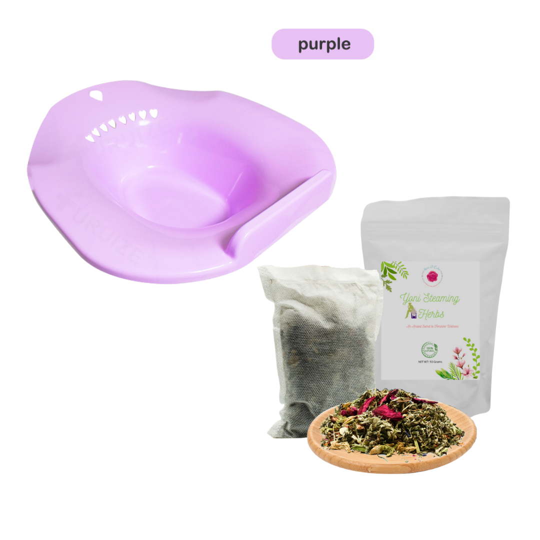 BEST BUNDLE (Sitz Bath + Steaming Herbs) sitz bath for hemorrhoids sitz