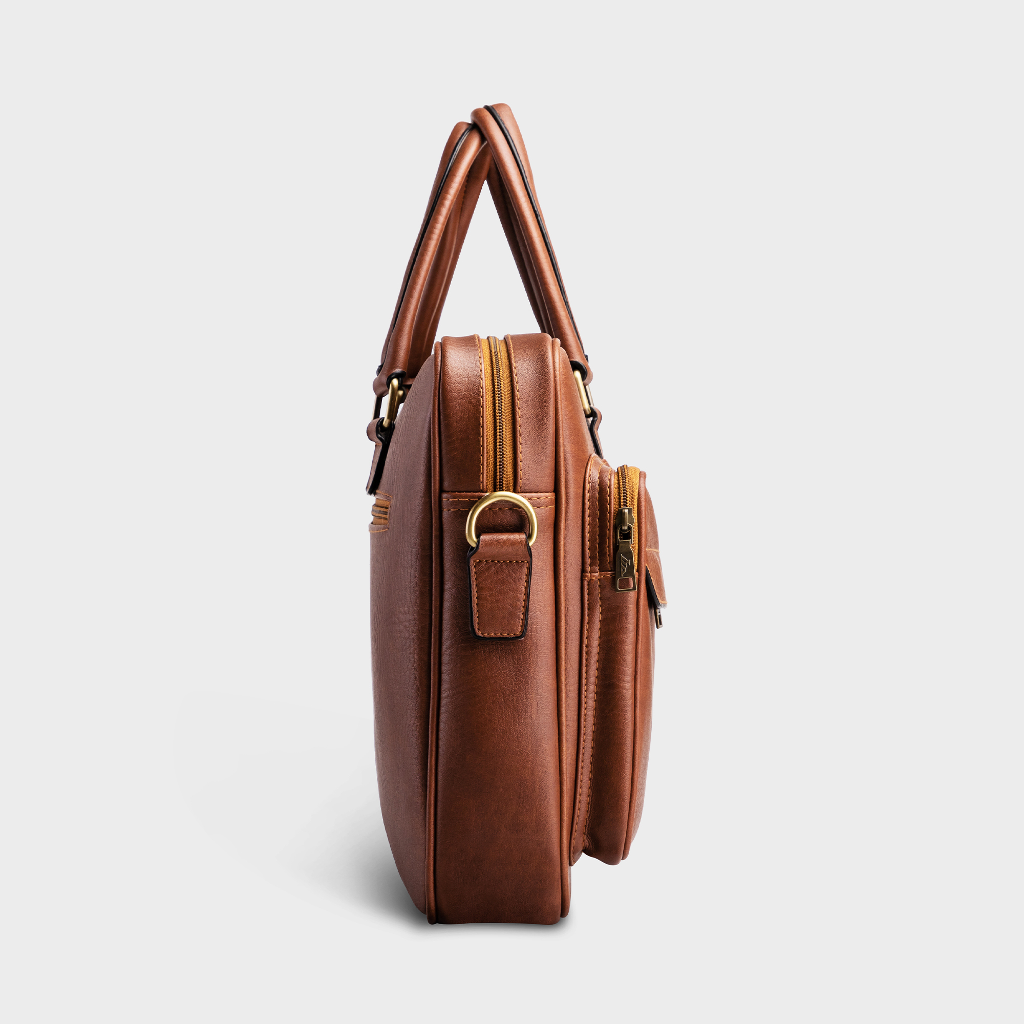 Lata Office Briefcase (Basic Men's Fashion Carrying a 14-Inch Laptop - Leather Briefcase Ca26)