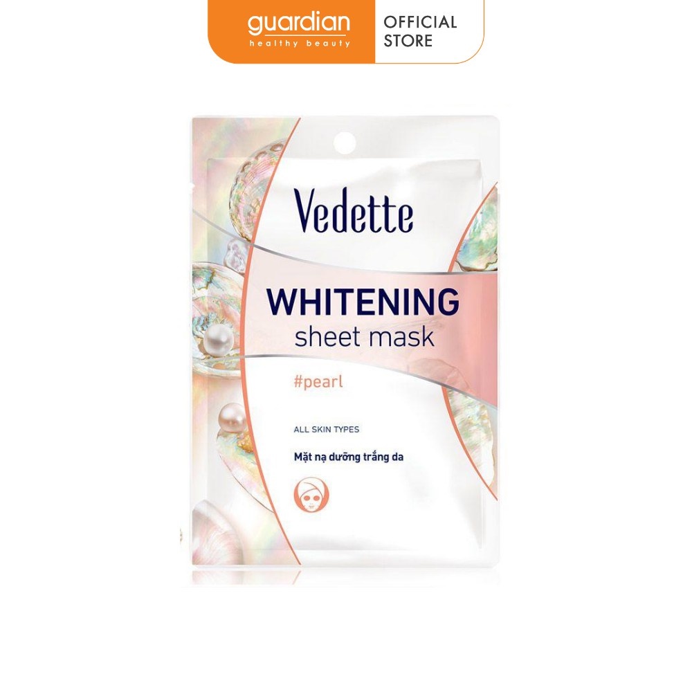 Mặt Nạ Giấy Giúp Sáng Da Ngọc Trai Vedette 22ml | Guardian Việt Nam