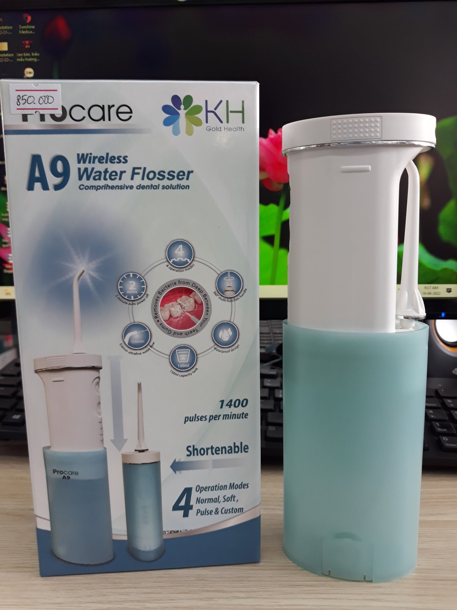 MÁY TĂM NƯỚC MINI PIN SẠC PROCARE A9