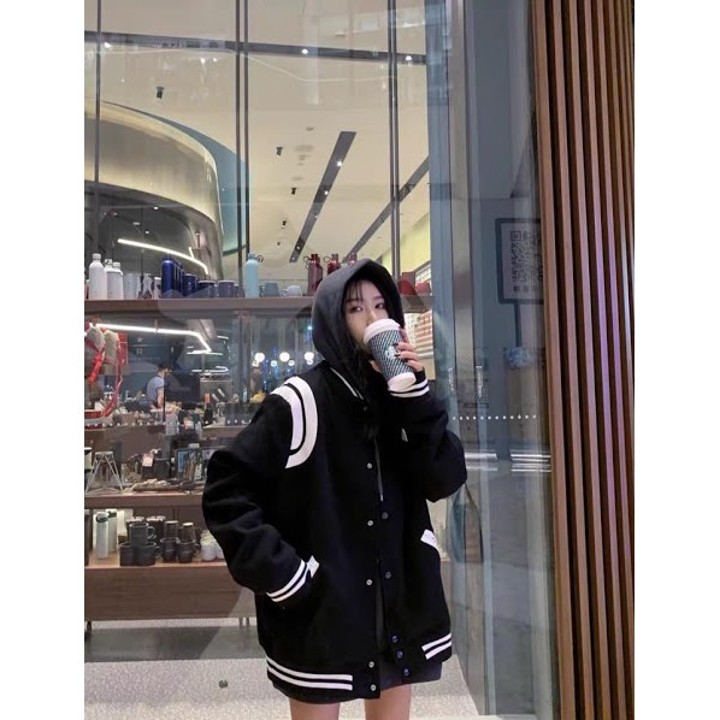 Áo khoác Teddy bomber nam nữ - Gin Store 03
