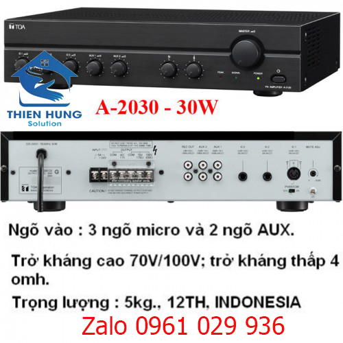 Amply TOA A-2030H