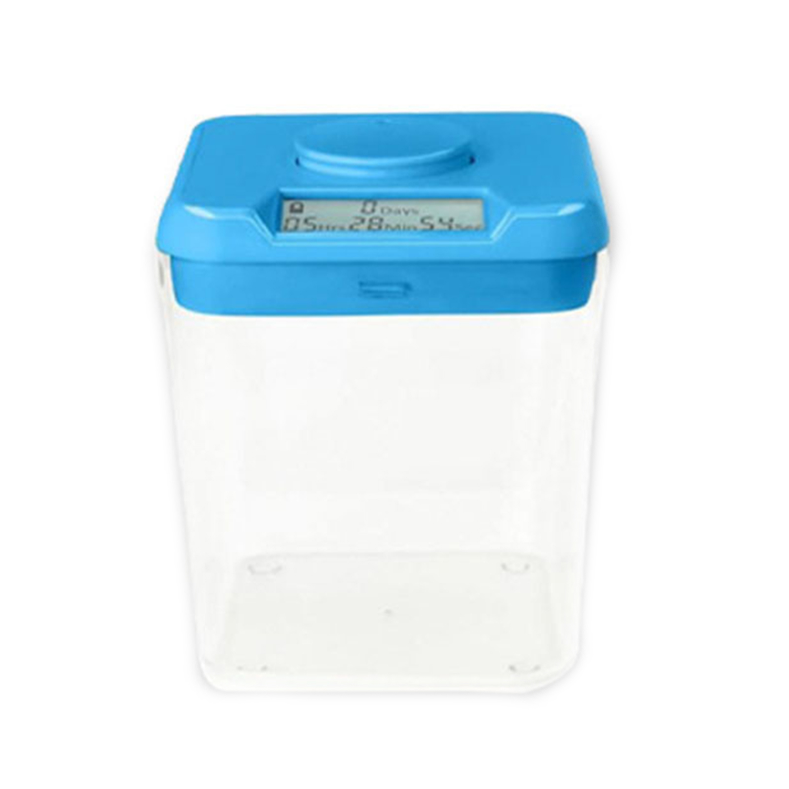 Phone Locker Box Large Capacity Transparent Battery Operated Visible Design Easy to Set-up Item Storage ABS Snack Cell Phone Smart Auto Timed Lock Box Office Supplies