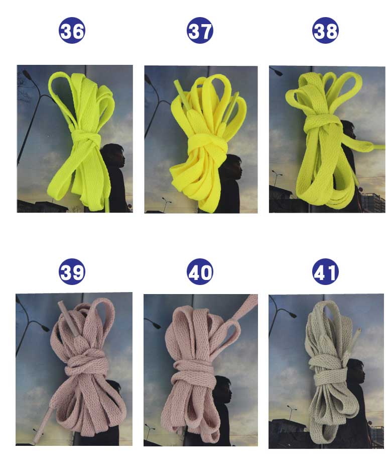 Dây giày bản dẹt 7853