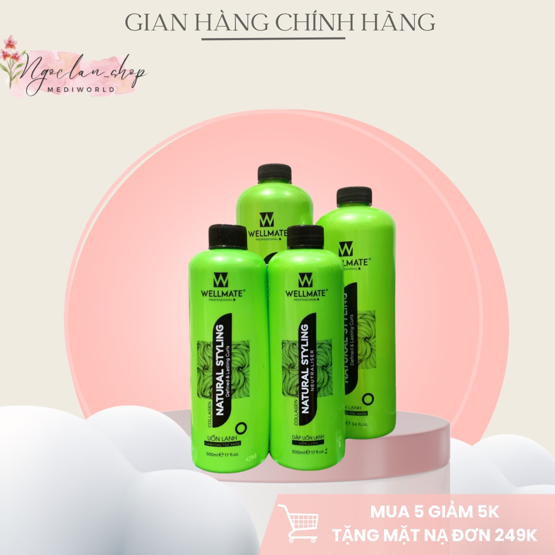 Thuốc uốn lạnh wellmate cao cấp salon tóc - chính hãng