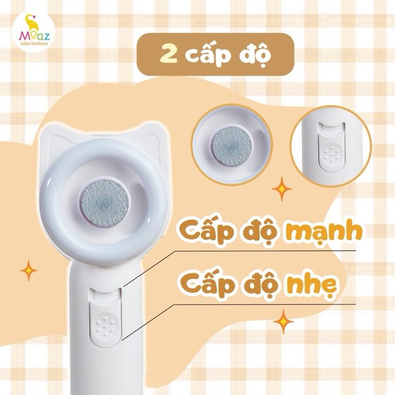 Mẫu mới - Máy Dũa Móng Tay cho bé Moaz BéBé MB080 - dùng cho cả bé Sơ Sinh