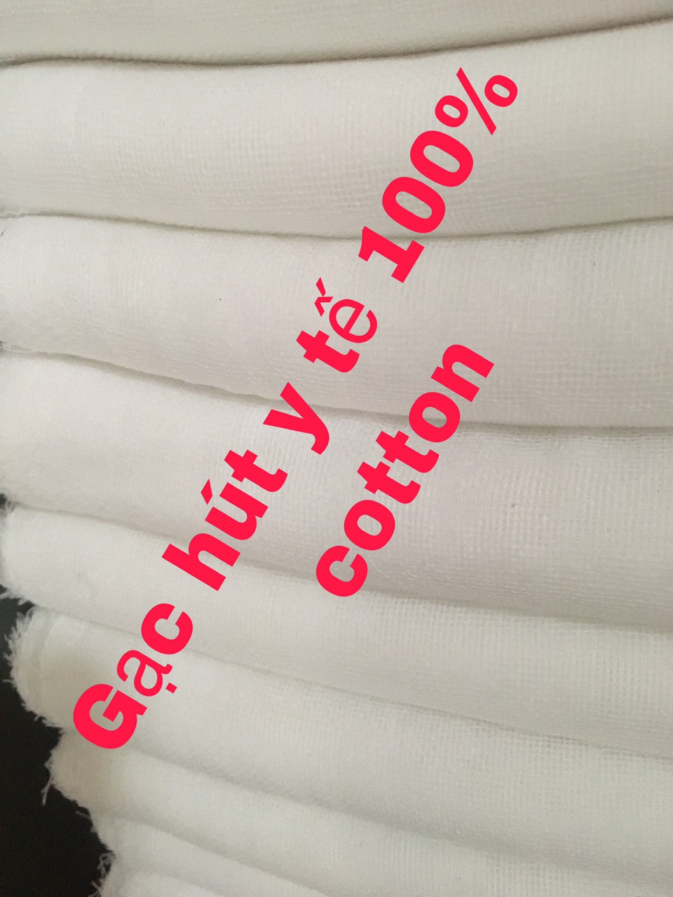 Gạc Đắp Mặt- Gạc Mét Y Tế Khổ 0.8 Mét
