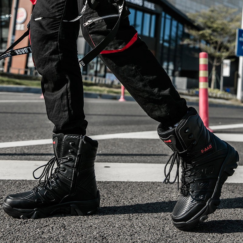 Giày bốt chiến binh quân đội có size 39-47 dành cho nam