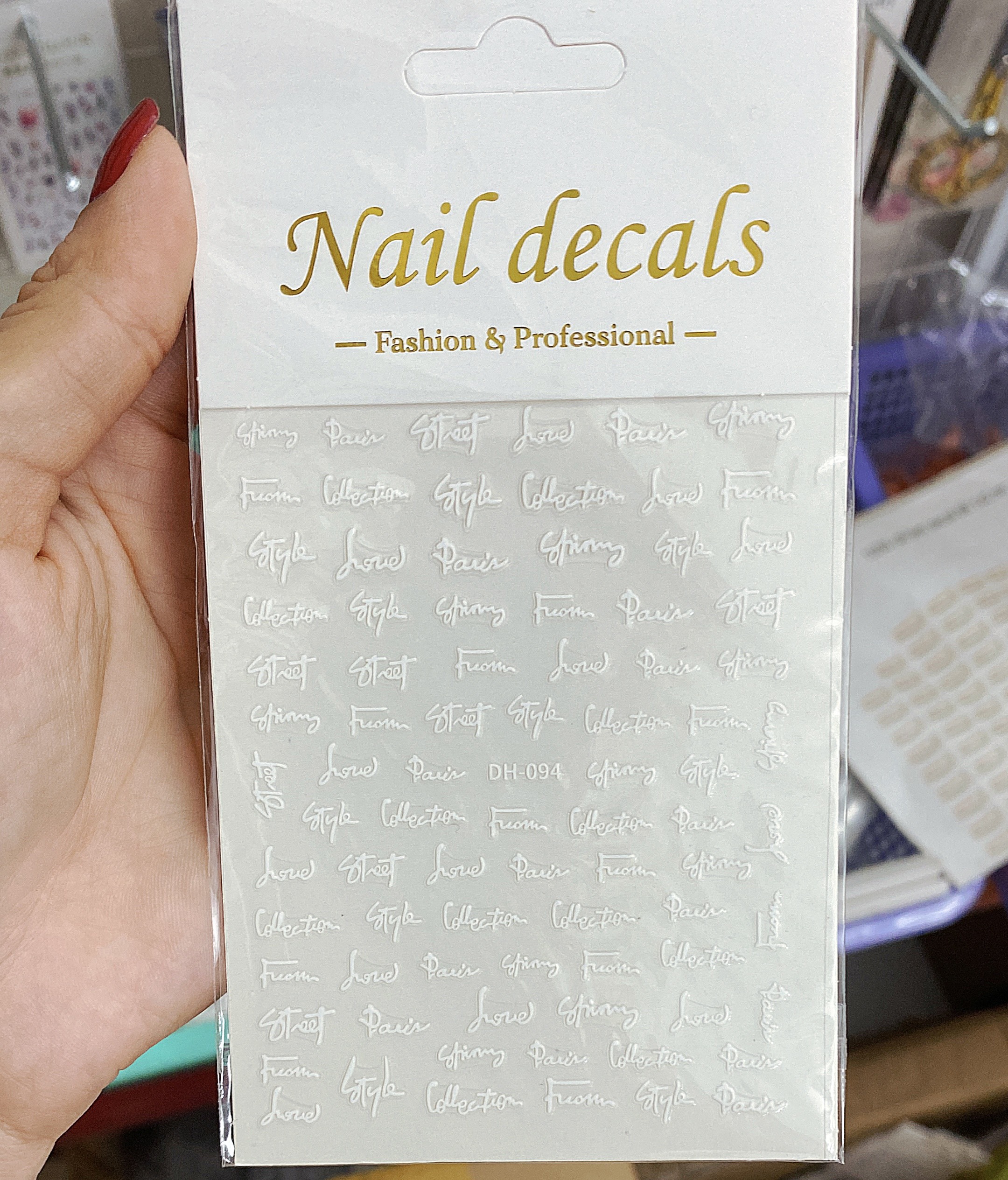 Sticker dán móng nhiều mẫu mới - Mini Nails