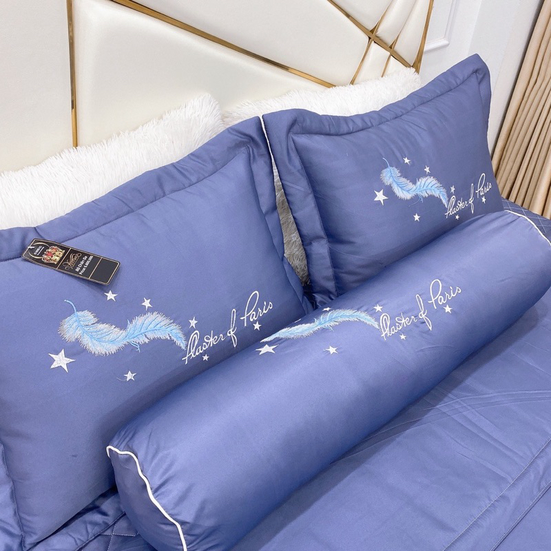 Vỏ gối ôm chất liệu Lụa Sateen ( Có kéo khoá )