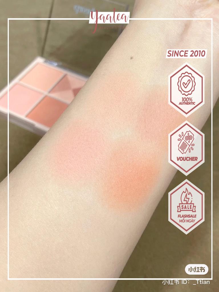 Má hồng Dasique Blending Mood 4 ô vuông