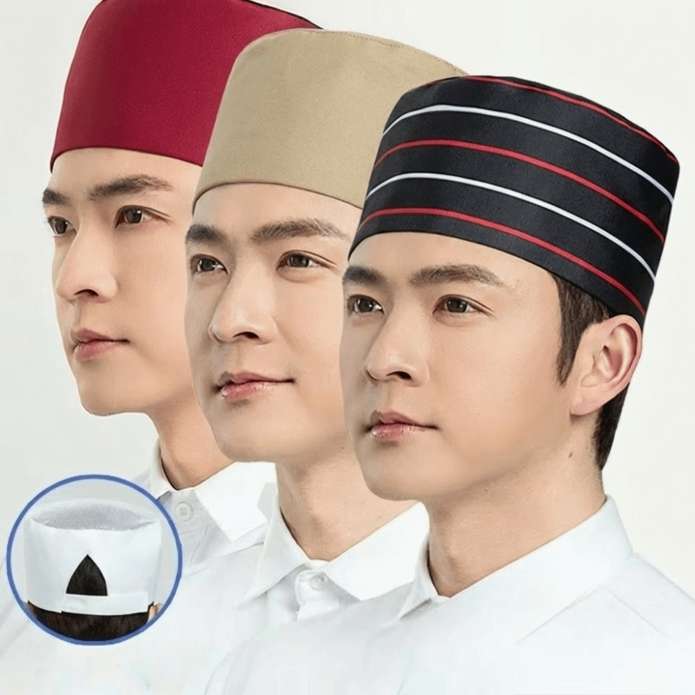 New Breathable Chef Hat Mesh Universal Kitchen Dome Cap Working Cap ...