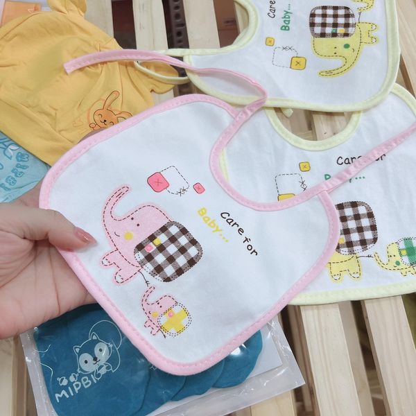 Yếm Voi  buộc dây sơ sinh chống thấm