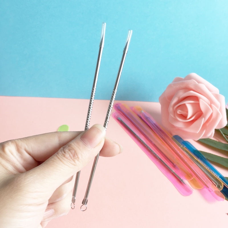 Cây nặn mụn / que nặn mụn mini 2 đầu angihome