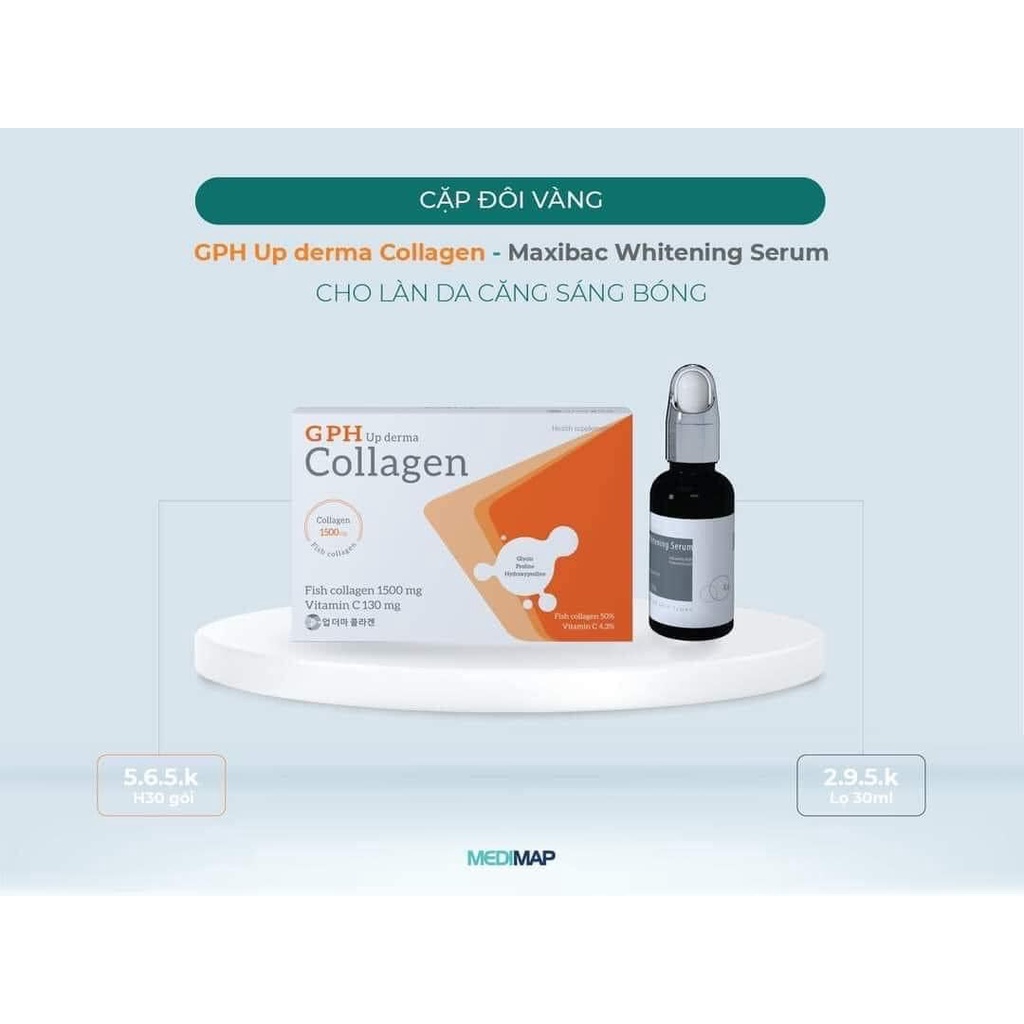 Maxibac Whitening Serum - Serum mờ ƞám dưỡng trắng da Maxibac