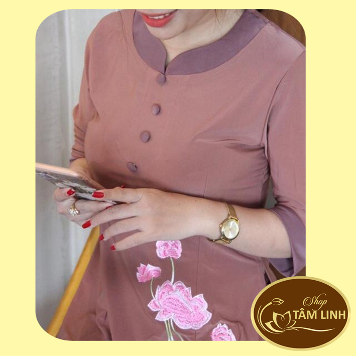 Đồ Lam Đi Chùa _ Mẫu Thun Phối Màu