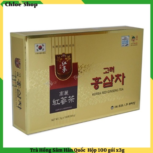 [Box of 100 Packs] Korean Red Ginseng Tea