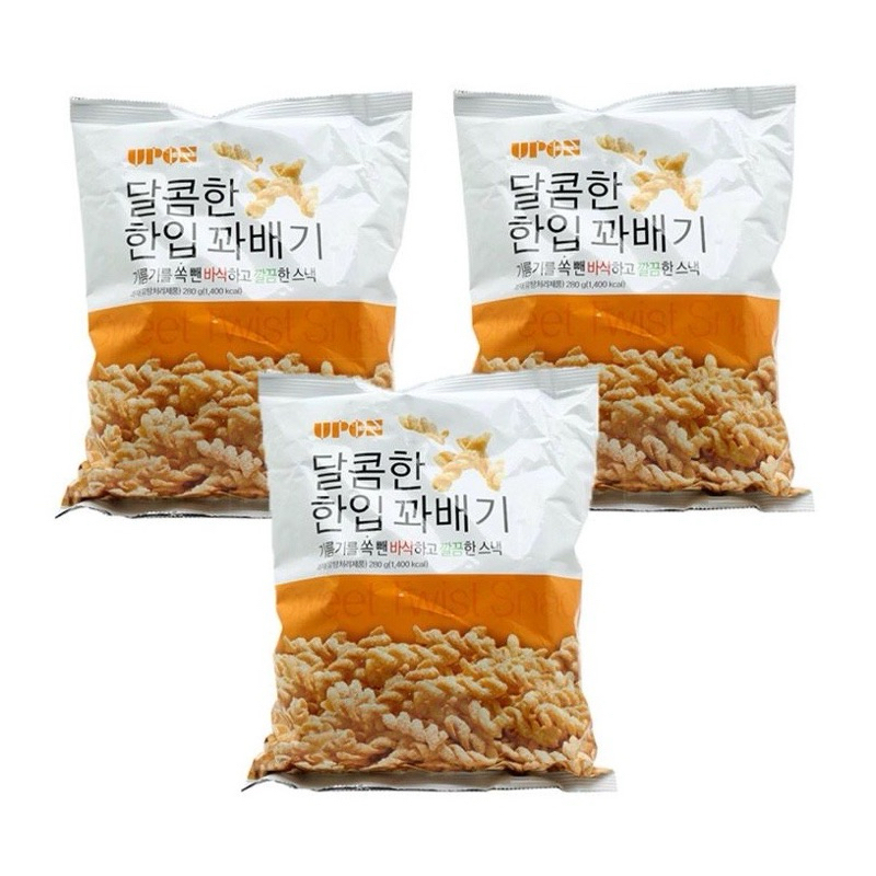 Snack quẩy xoắn Upon  hàn quốc 280gr