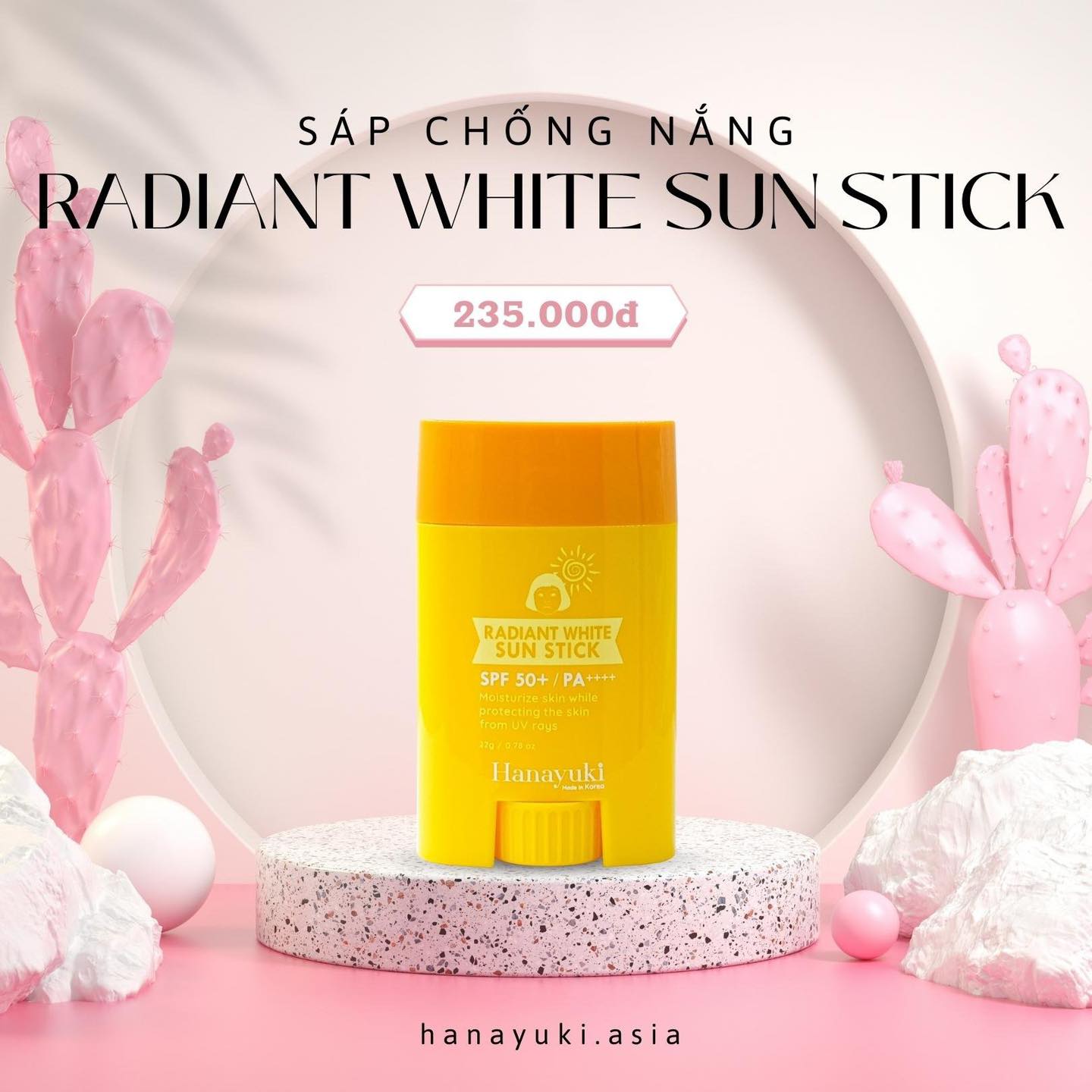 radiant white sun stick