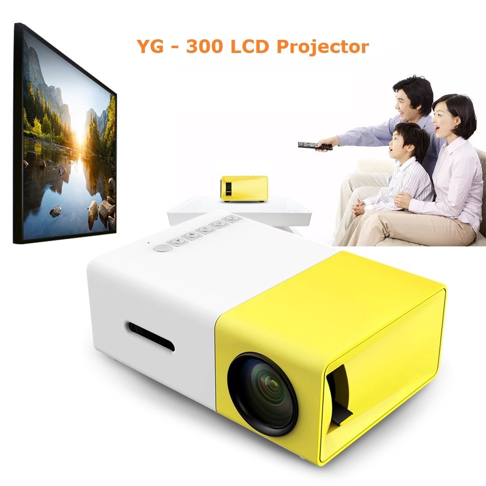 Mini Proyektor LED YG300 / YG-300 / YG 