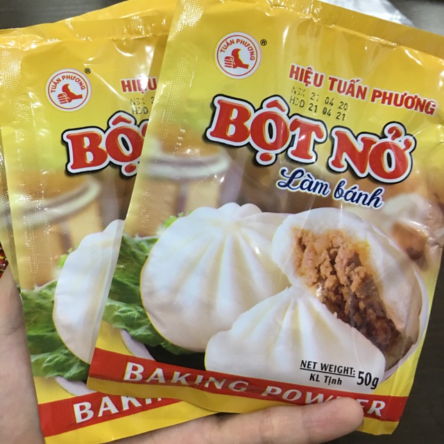 Men nở ( bột nở) làm bánh gói 50g