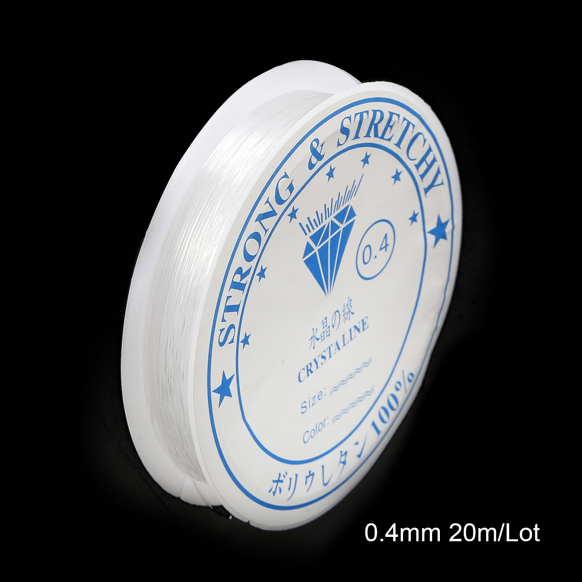 0.4-1.0mm Transparent Elastic Crystal Line Making Beading Rope String Cord Thread. 