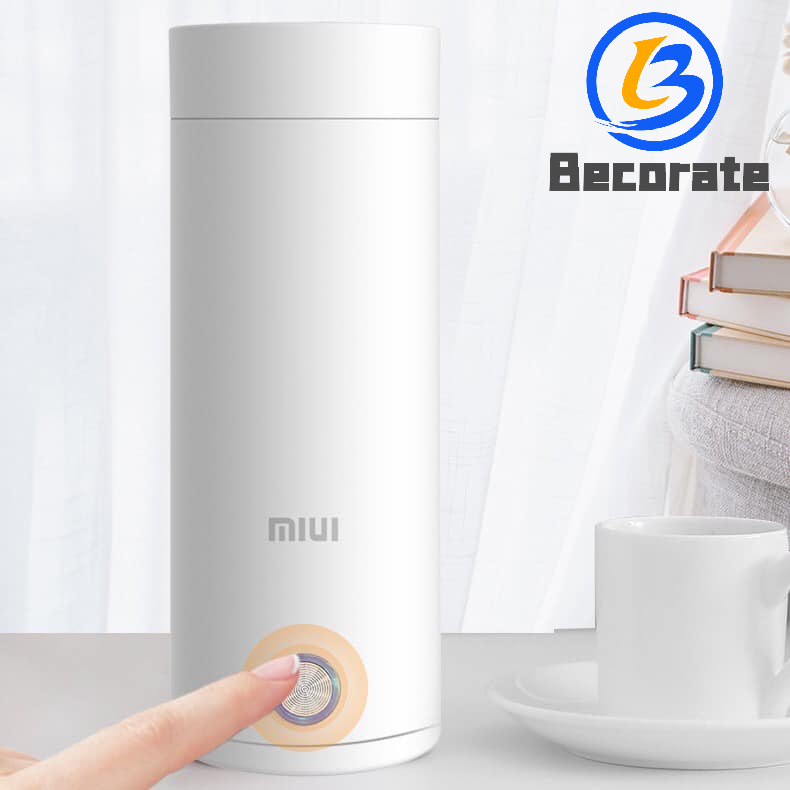 BECORATE Portable electric kettle thermos cup coffee travel water