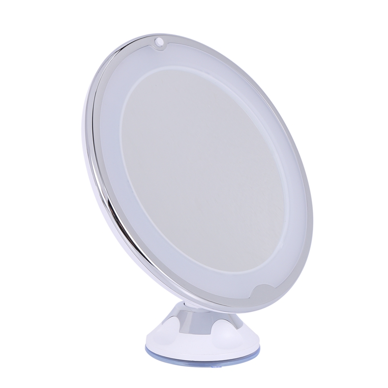10X Magnifying Lighted Vanity Makeup Mirror With Natural White Led, 360
