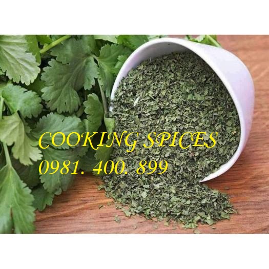 Lá Ngò Rí ( Cilantro Leaves ) lá gia vị sấy khô