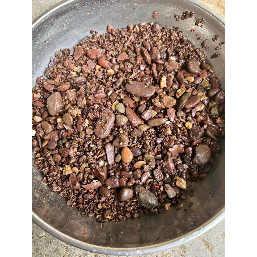 1kg sỏi đỏ tự nhiên trang trí sân vườn, lót chậu cây, trang trí hồ cá, bể cá thủy sinh, hồ 7 màu, betta, terrarium