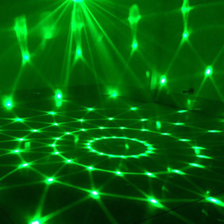 Đèn LED quả cầu xoay pha lê 7 màu