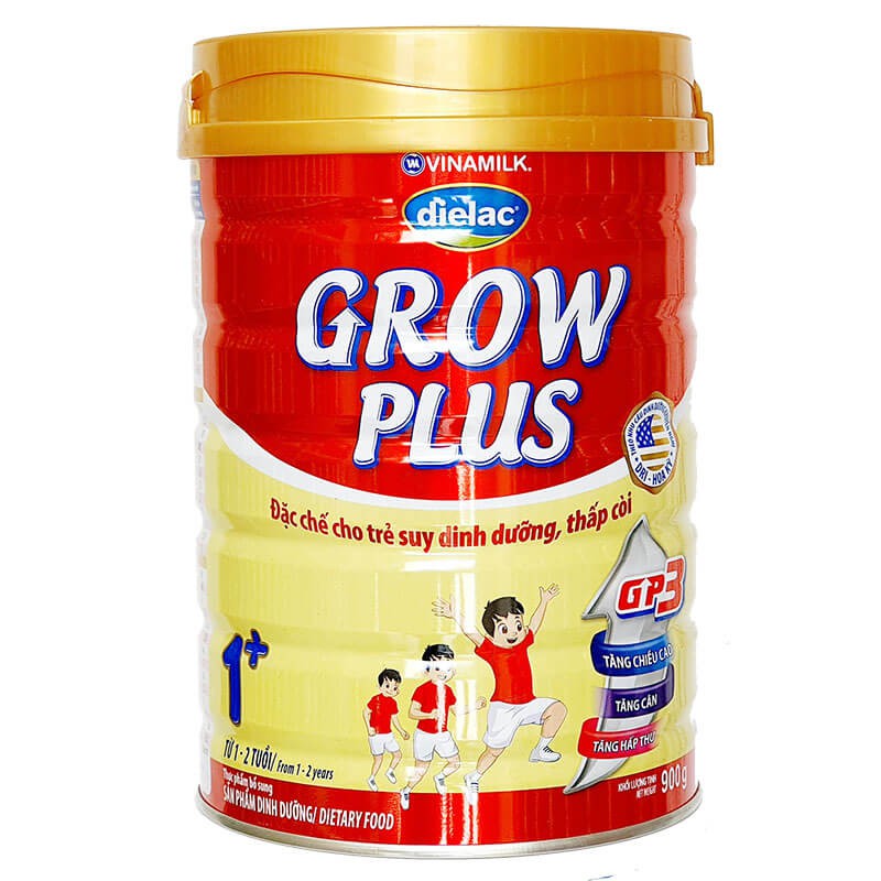 Sữa Bột Dielac Grow Plus 1+ Hộp Thiếc 900g