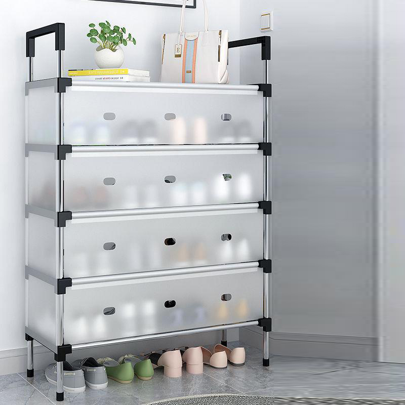 Steel Racks Daraz Multi-purpose Shoe Rack Steel Frame With Lid 4/5 Floors Dust-proof DIY ...