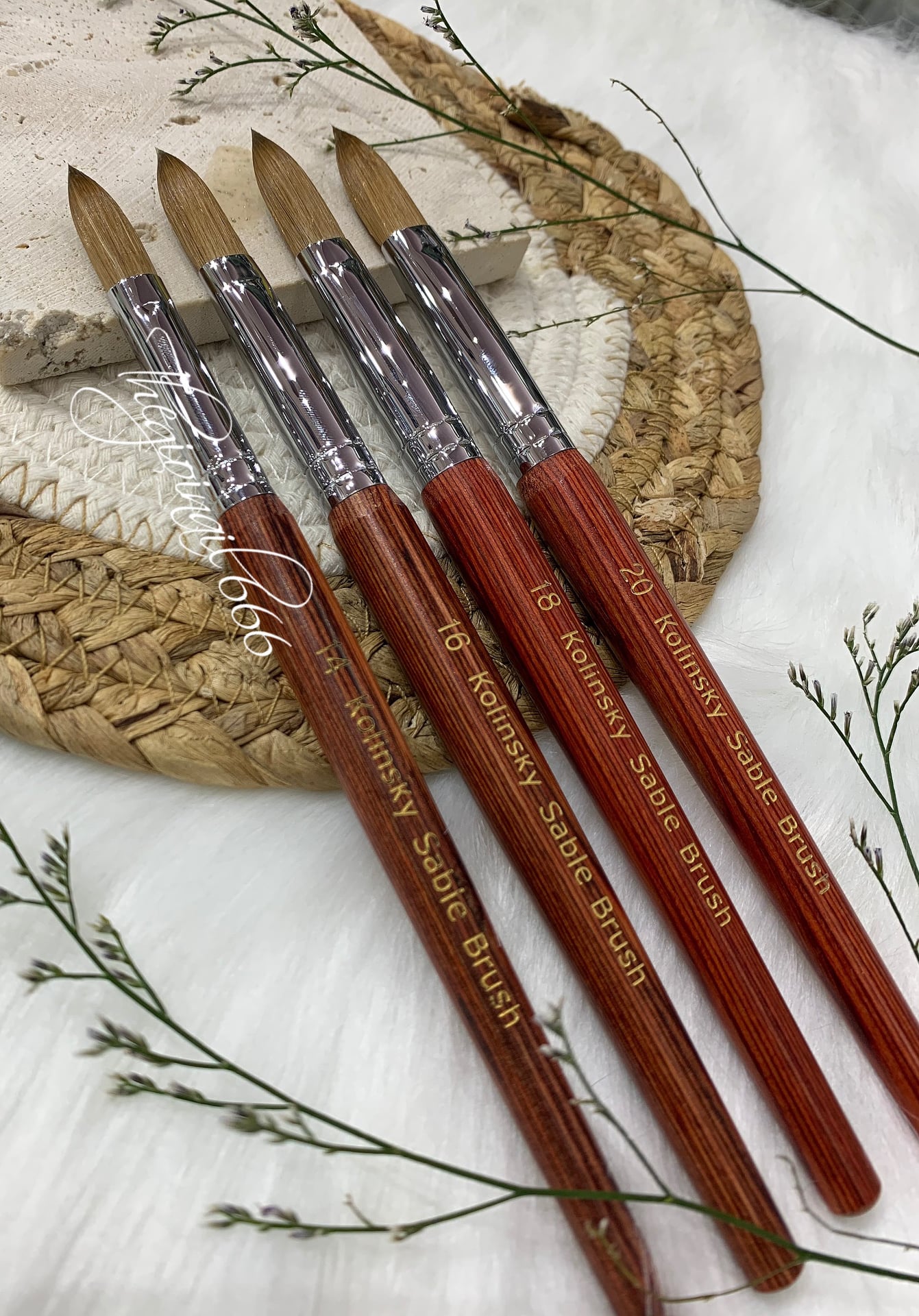 Cọ đắp bột Kolinsky dòng cao cấp Sable Brush (Nga)