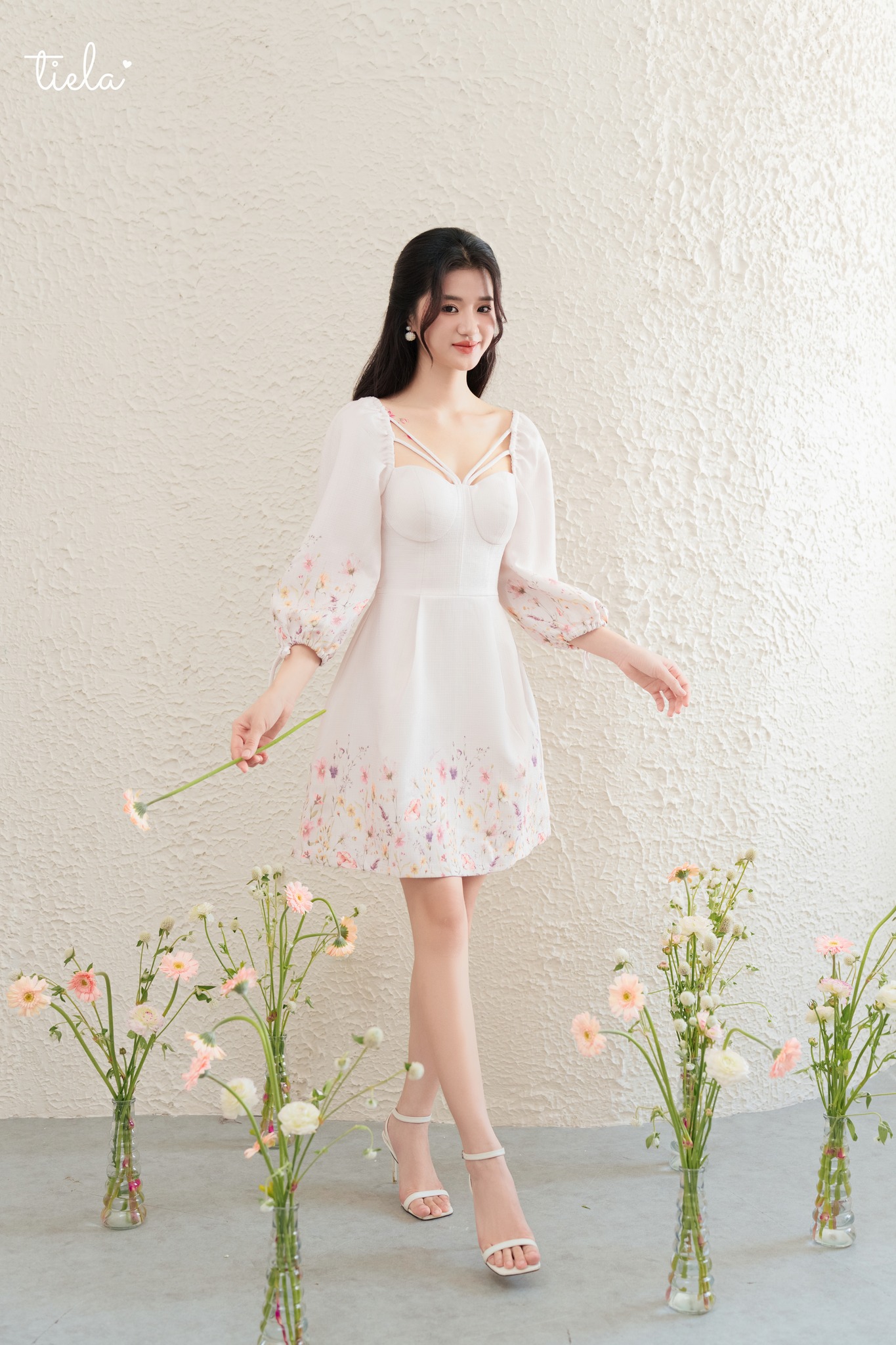 TIELA Dầm váy hoa-Lilla Dress