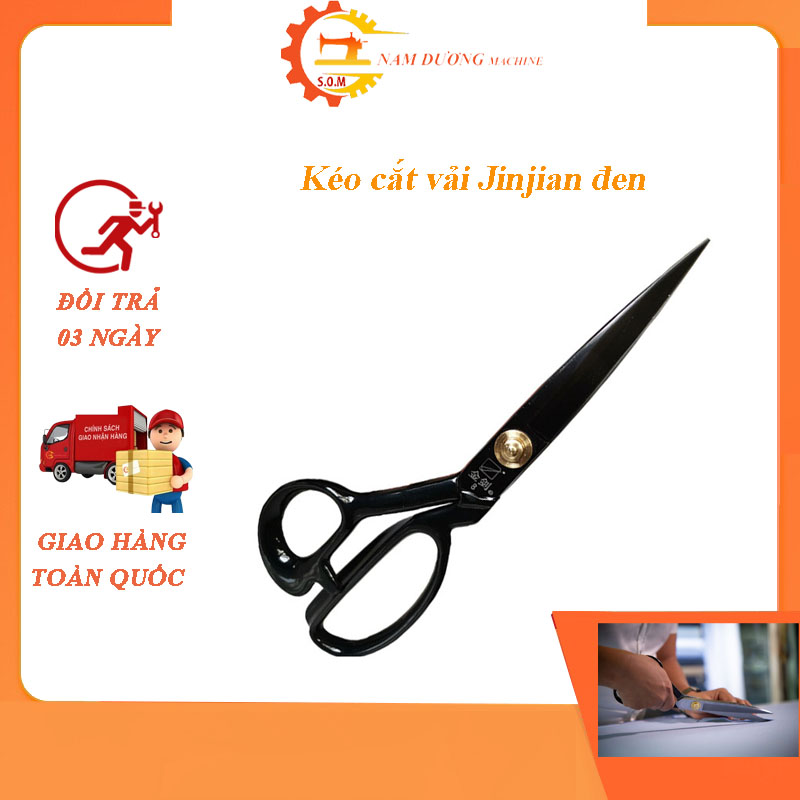 Kéo cắt vải thép đen cao cấp