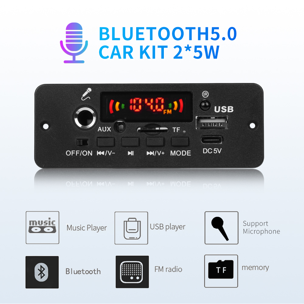 Mp3%20Decoder%20Board%2010w%20Amplifier%20Wireless%20Bluetooth%205.0%20Mp3%20Player%205v%20Car%20Fm%20Module%20Usb%20Tf%20For%20Music%20Subwoofer%20Speakers%20-%20Image%206
