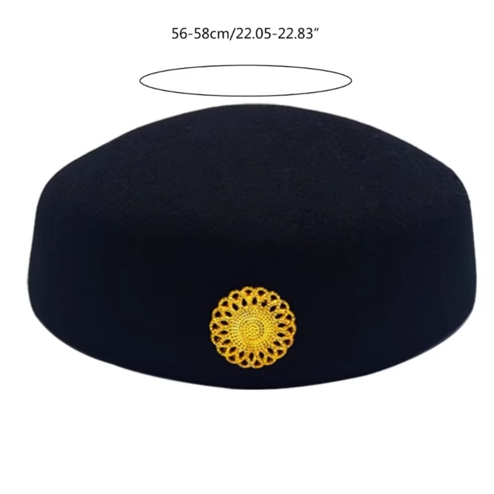 Masquerade Formal Beret Airline Stewardess Hat Pillbox Hat Uniform Air ...
