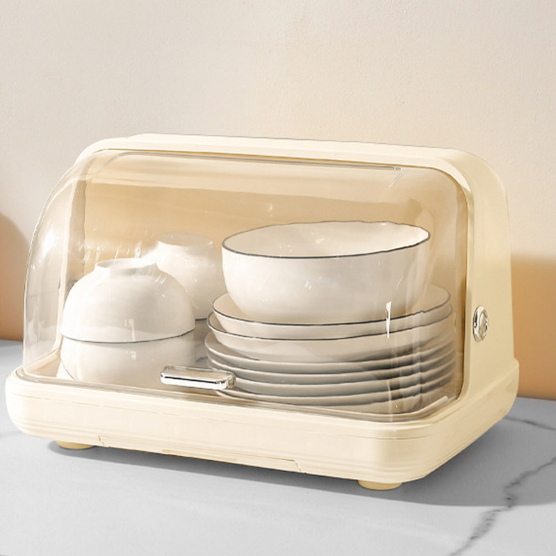 XINLANYASHE [Miễn Phí Vận Chuyển]Nhà bếp để ráo Bát Rack với nắp nhựa tủ Bộ đồ ăn hộp lưu trữ teacup khay thoát Giá giữ ly giá giữ ly