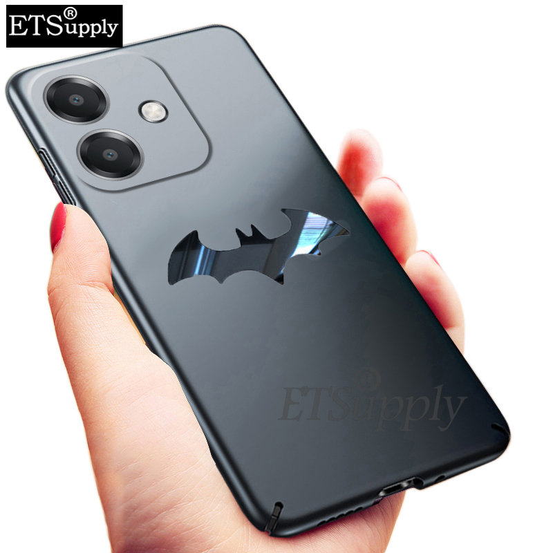 Phone case OPPO A3X Smooth Metal Bat Man Marvel DC Design Protector Back Cover OPPO A3X Case