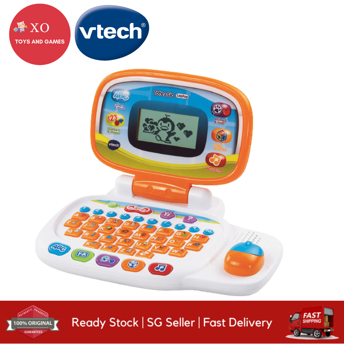 VTECH TOTE AND Go Laptop Plus Preschool Learning System with Mouse