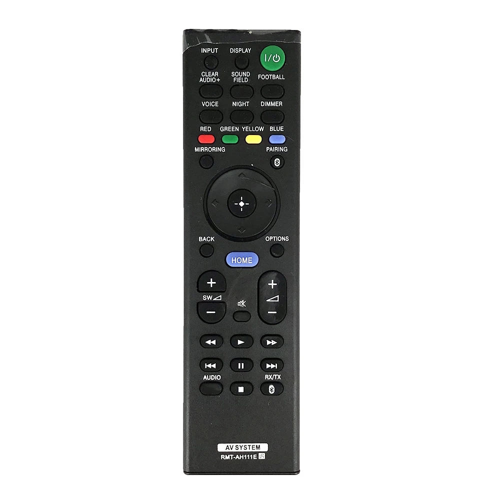 New rmt-ah111e replaced remote control for so ny sound bar av system ht-st5 ht-xt1 ht-ct290 ht-ct291 ht-nt3 sa-ct390