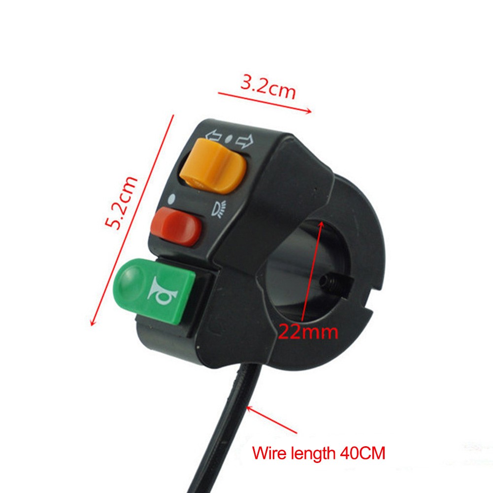 Motorcycle Switch Handlebar Switch Beam Black Horn Control Kill Lamp Parts