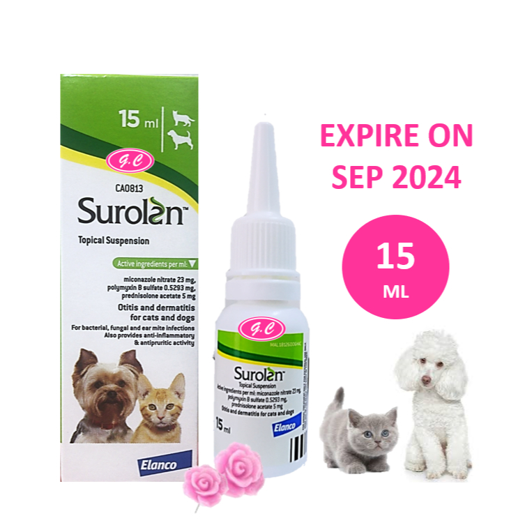 Surolan 15ml Surolan Ear Drops Non Prescription Surolan 23 Mg Ml