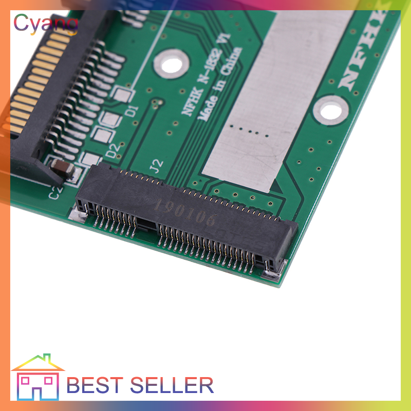 Cyang mSATA SSD to 2.5'' SATA 6.0gps adapter converter card module board mini pcie ssd