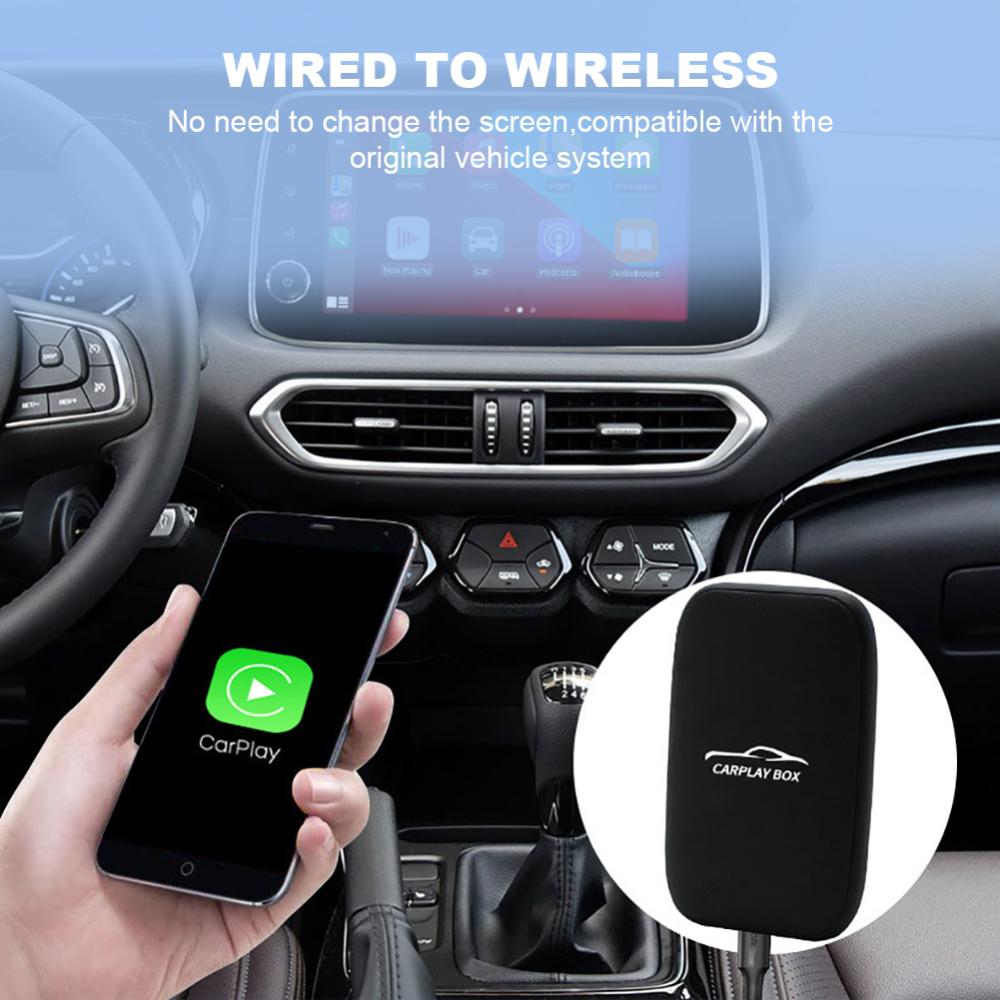 Universal Carplay Adapter Wireless Portable Android Box for Car Bluetooth-Compatible Auto Accessories