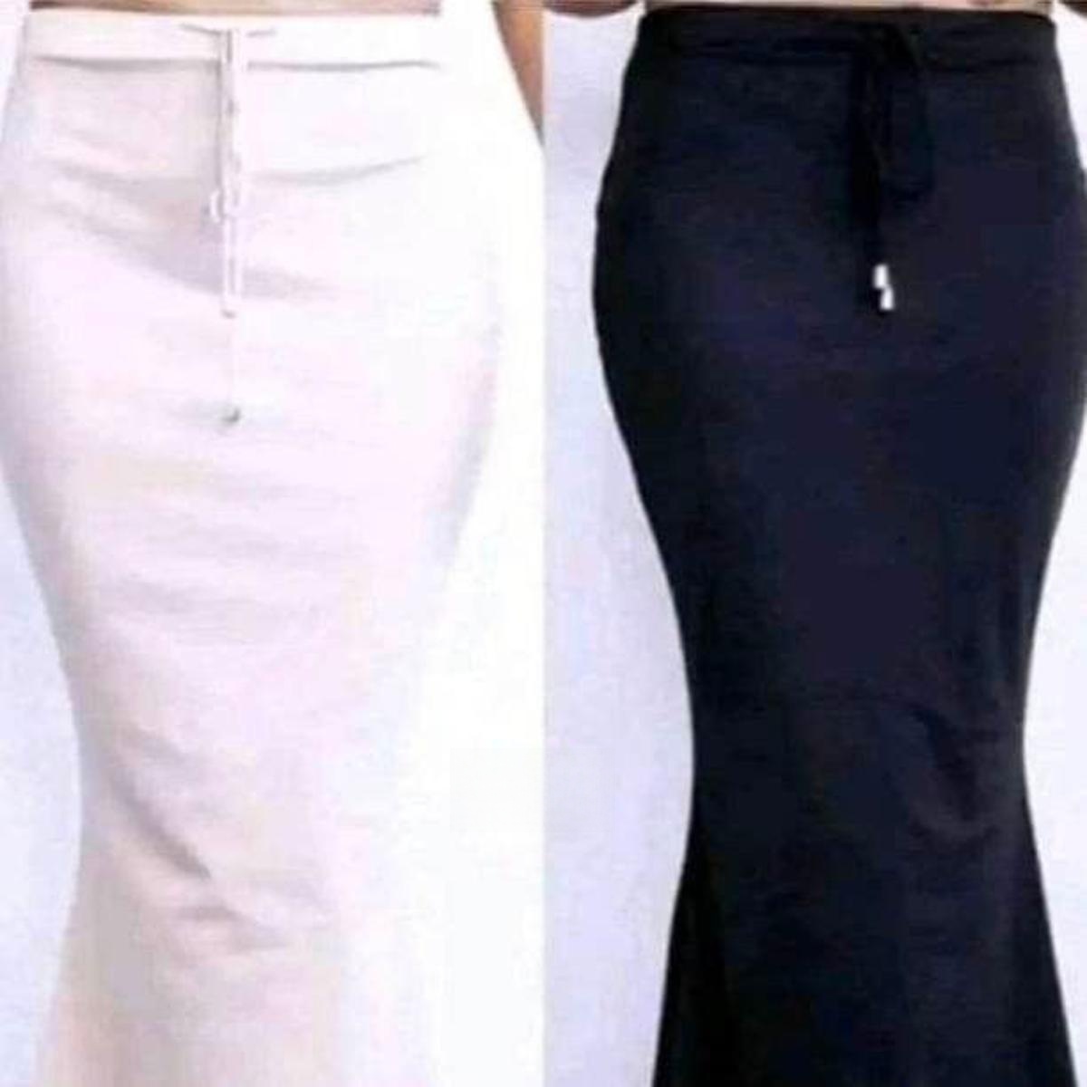 Cotton Sharee Shapewear Fish cut Petticoat Best Qualityfull Good Stitching for woman (02 Pcs)