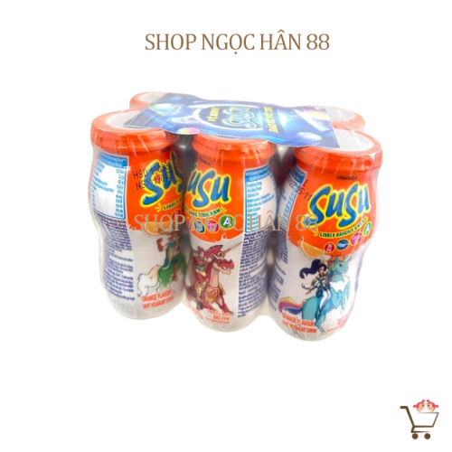 Thùng 48 Chai Sữa Chua SuSu Vinamilk 80ml ( Hương Dâu/ Hương Cam)