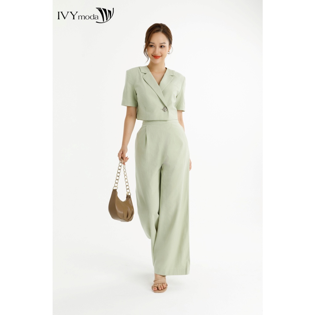 Set áo Blazer và quần suông dài IVY moda MS 61M7502
