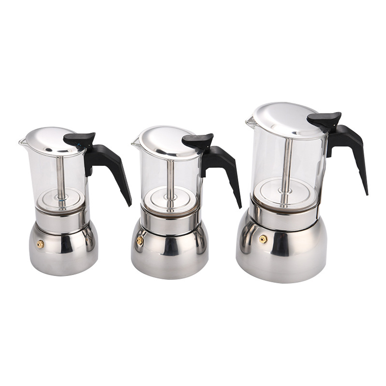 Coffee Maker Double Valve Moka Pot for Coffee Shop